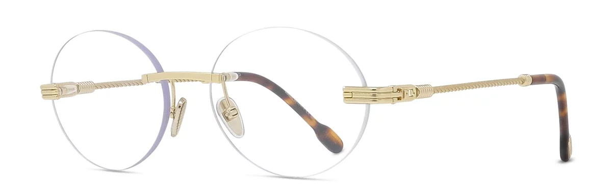 Lunettes de vue Fred FG50045U 030 - Metal Or Brillant 53
