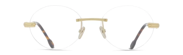 Lunettes de vue Fred FG50045U 030 - Metal Or Brillant 53