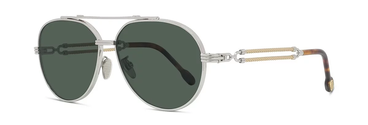 Lunettes de vue Fred FG40062U 16R Metal Palladium Brillant Verres Vert Polarise Roosevelt optic