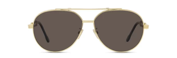 Lunettes de vue fred FG40062U 30D metal or endura brillant verres gris polarise
