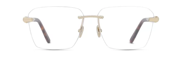 Lunettes de vue Fred FG50064U 030 - Metal Or Endura Brillant
