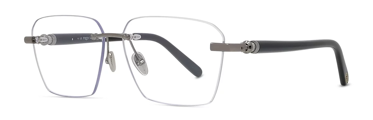 lunettes de vue fred FG50064U014 metal or noir brillant