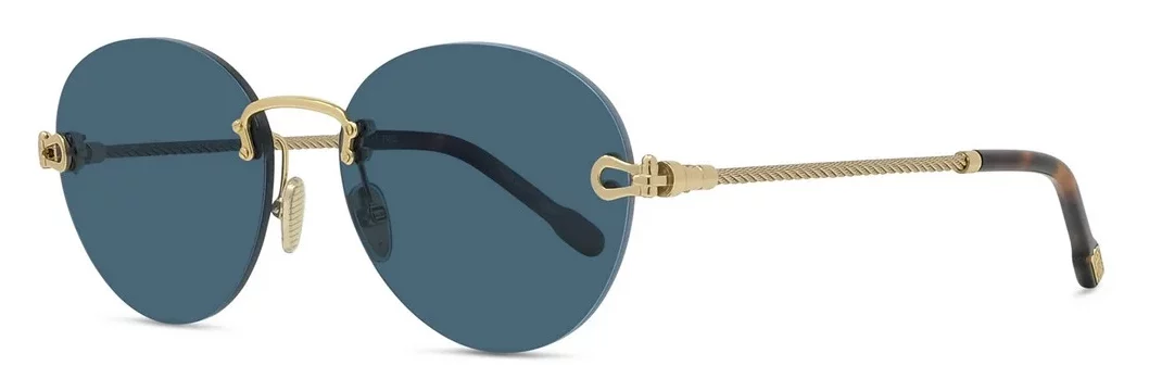 Lunettes de soleil Fred Force10 FG40079U 30V - Metal Or Endura Brillant, Verres Bleu Polarisé