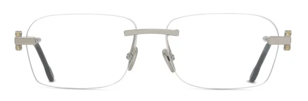 Lunettes de vue Fred FG50067U 016 - Metal Palladium Brillant