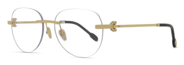 Lunettes de vue fred fg50068u-032 metal or clair brillant