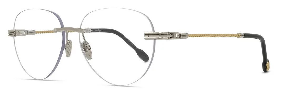 Lunettes de vue Fred FG50070U 016 - Metal Palladium Brillant
