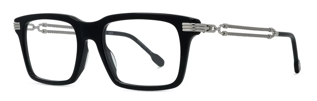 Lunettes de vue Fred FG50078I 001 - Metal Noir Brillant