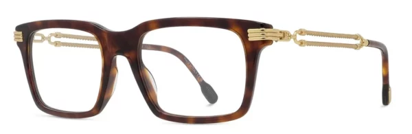 Lunettes de vue fred fg50078i-054 metal havane rouge brillant
