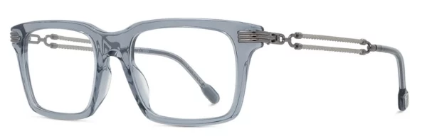 Lunettes de vue fred fg50078i-090 metal bleu brillant