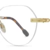 Lunettes de vue Fred FG50079U 030 - Metal Or Endura Brillant