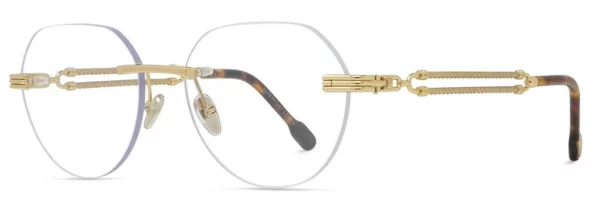 Lunettes de vue Fred FG50079U 030 - Metal Or Endura Brillant