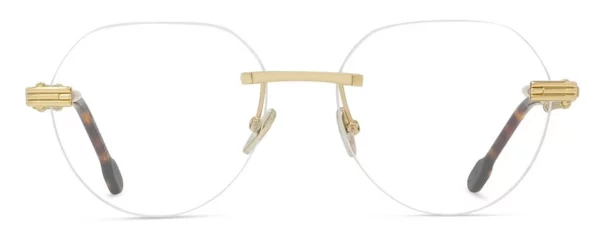Lunettes de vue Fred FG50079U 030 - Metal Or Endura Brillant