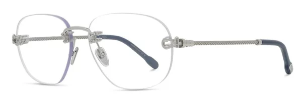 Lunettes de vue Fred FG50080U 016 - Metal Palladium Brillant
