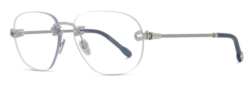 Lunettes de vue Fred FG50080U 016 - Metal Palladium Brillant