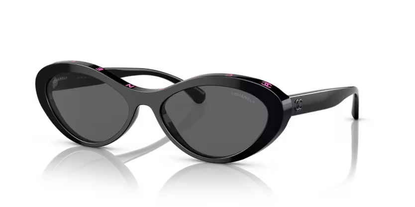 Lunettes de soleil Chanel CH5416 1711S4 - Black & Pink 57