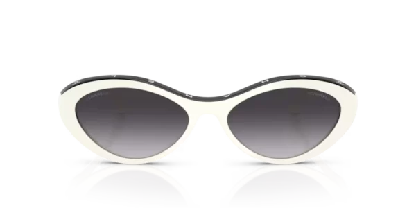 Lunettes de soleil Chanel CH5416 1763S6 - Blanc 57