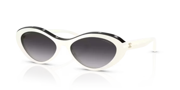 Lunettes de soleil Chanel CH5416 1763S6 - Blanc 57