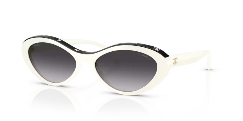 Lunettes de soleil Chanel CH5416 1763S6 - Blanc 57
