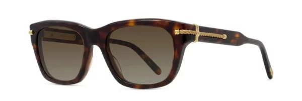 Lunettes de soleil Fred Force10 FG40077I 54F - Acétate brillant écaille avec des verres dégradés marron