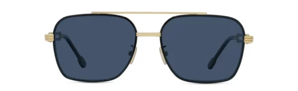 Lunettes de soleil Fred Force10 FG40080U 30V - Métal jaune brillant avec des verres polarisés bleus
