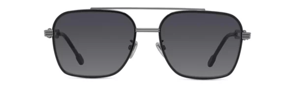 Lunettes de soleil Fred Force10 FG40080U 14B - Métal brillant argenté avec des verres dégradés gris