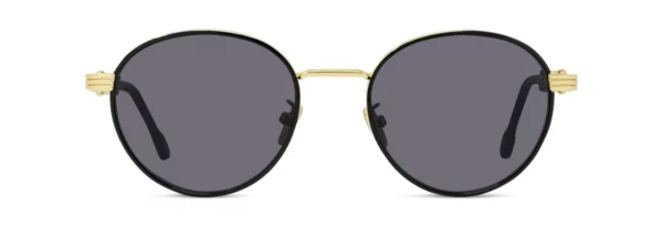 Lunettes de soleil Fred Force10 FG40028U 01A - Métal Noir Brillant, Verres Gris Organique
