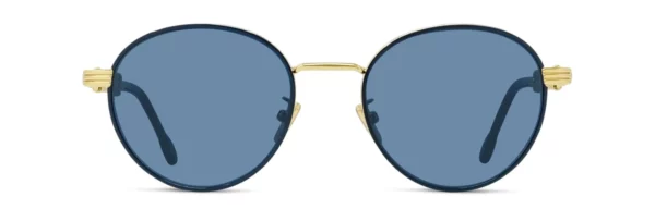 Lunettes de soleil Fred Force10 FG40028U 90V - Métal Bleu foncé Brillant, Verres Bleu Organique