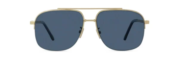 Lunettes de soleil Fred FG40073U 30V - Métal jaune brillant avec des verres polarisés bleus