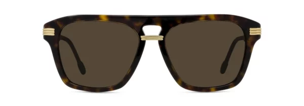 Lunettes de soleil Fred force10 FG40076I 52G - Acétate brillant écaille avec des verres miroir argentés