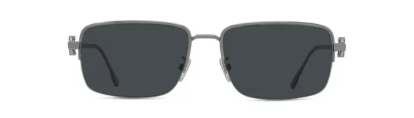 Lunettes de soleil Fred FG40082U 14D - Métal argenté brillant avec des verres polarisés gris