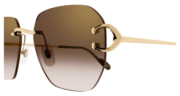 Lunettes de soleil Cartier branche corne CT0394S-002