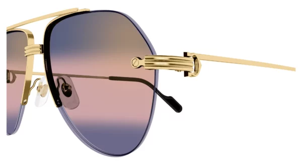 Lunettes de soleil Cartier branche corne CT0427S-004