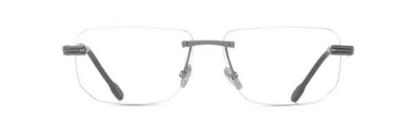 Lunettes de soleil Fred FG50086U 014 - Métal Or Noir Brillant, Verres Démo Organique