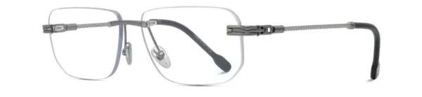 Lunettes de soleil Fred FG50086U 014 - Métal Or Noir Brillant, Verres Démo Organique