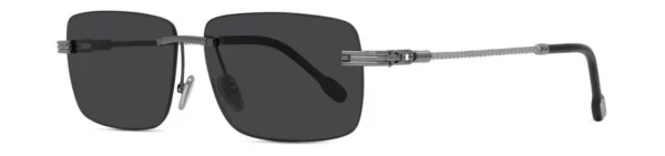 Lunettes de soleil Fred Force10 FG40086U 14D - Métal Or Noir Brillant, Verres Gris Polarisé