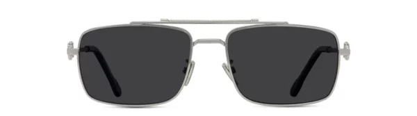 Lunettes de soleil Fred Force10 FG40087U 16D - Métal Palladium Brillant, Verres Gris Polarisé
