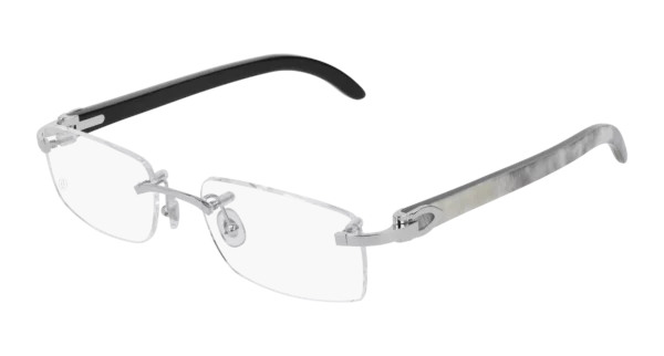 Lunettes de vue Cartier branche corne CT0046O-002