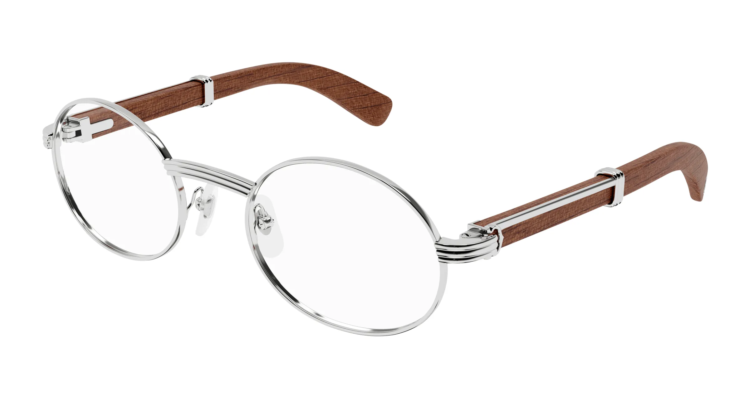 Lunettes de vue Cartier première branche bois CT0464O-003