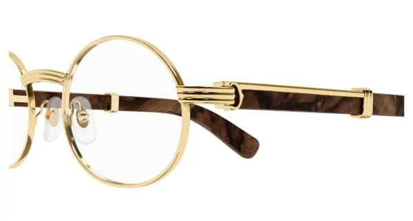 Lunettes de vue Cartier première branche bois CT0464O-004