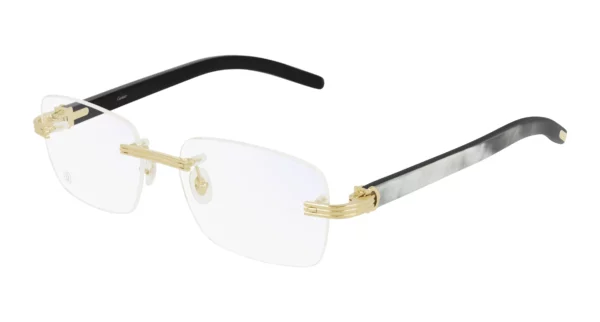 Lunettes de vue Cartier première branche corne CT0286O-003