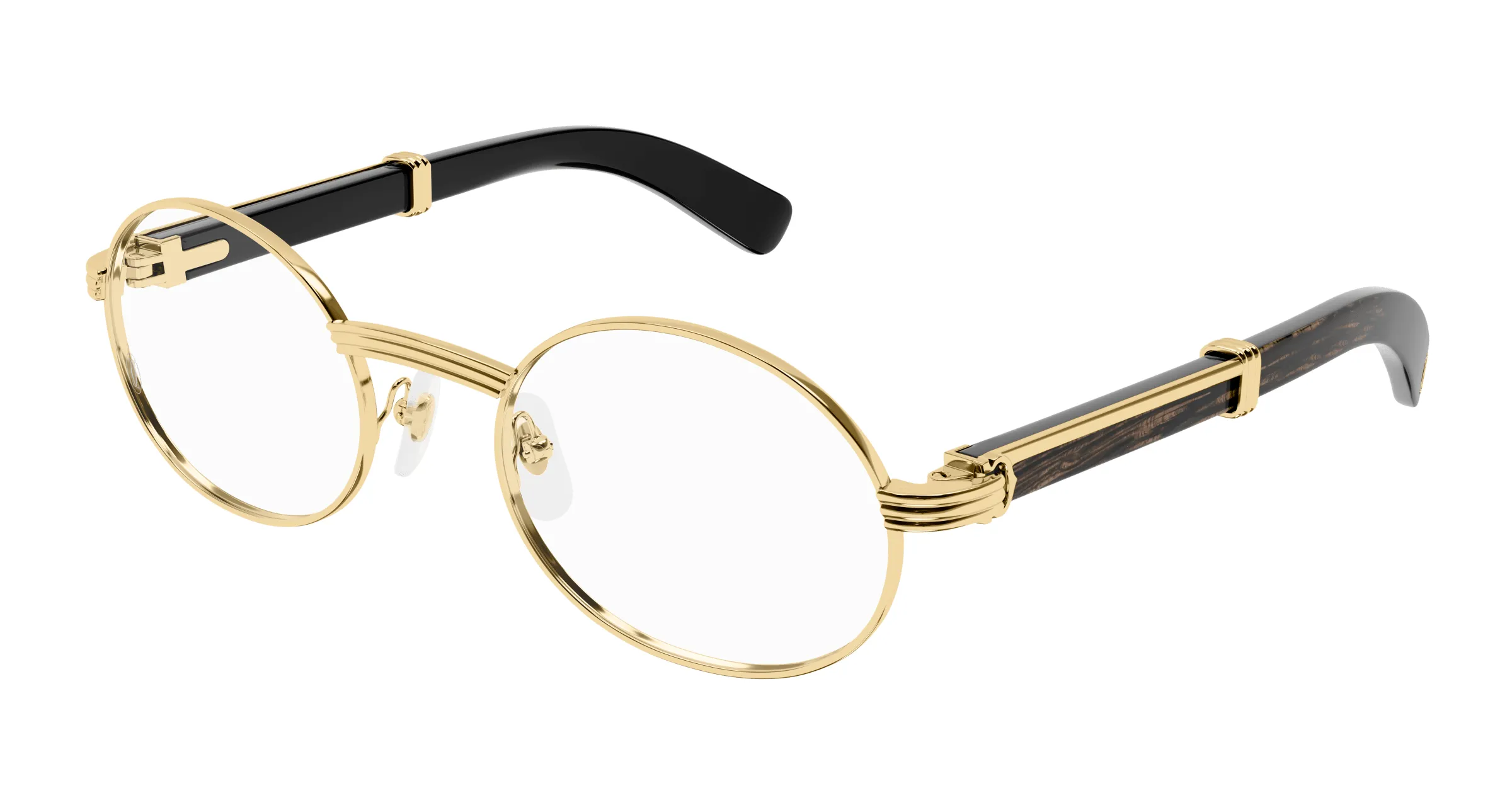 Lunettes de vue Cartier première branche corne CT0464O-001