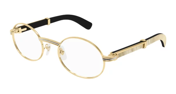 Lunettes de vue Cartier première branche corne CT0464O-002