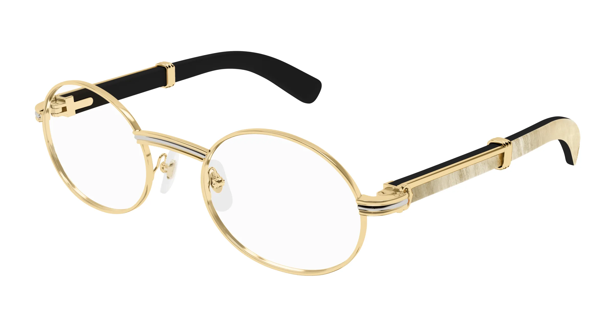 Lunettes de vue Cartier première branche corne CT0464O-002