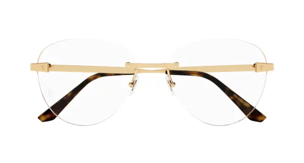 Lunettes de vue Cartier santos CT0338O-001