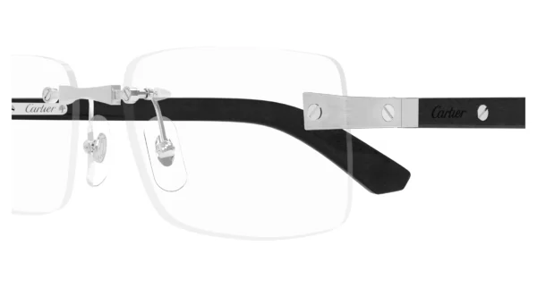 Lunettes de vue Cartier santos branche bois CT0513O-003