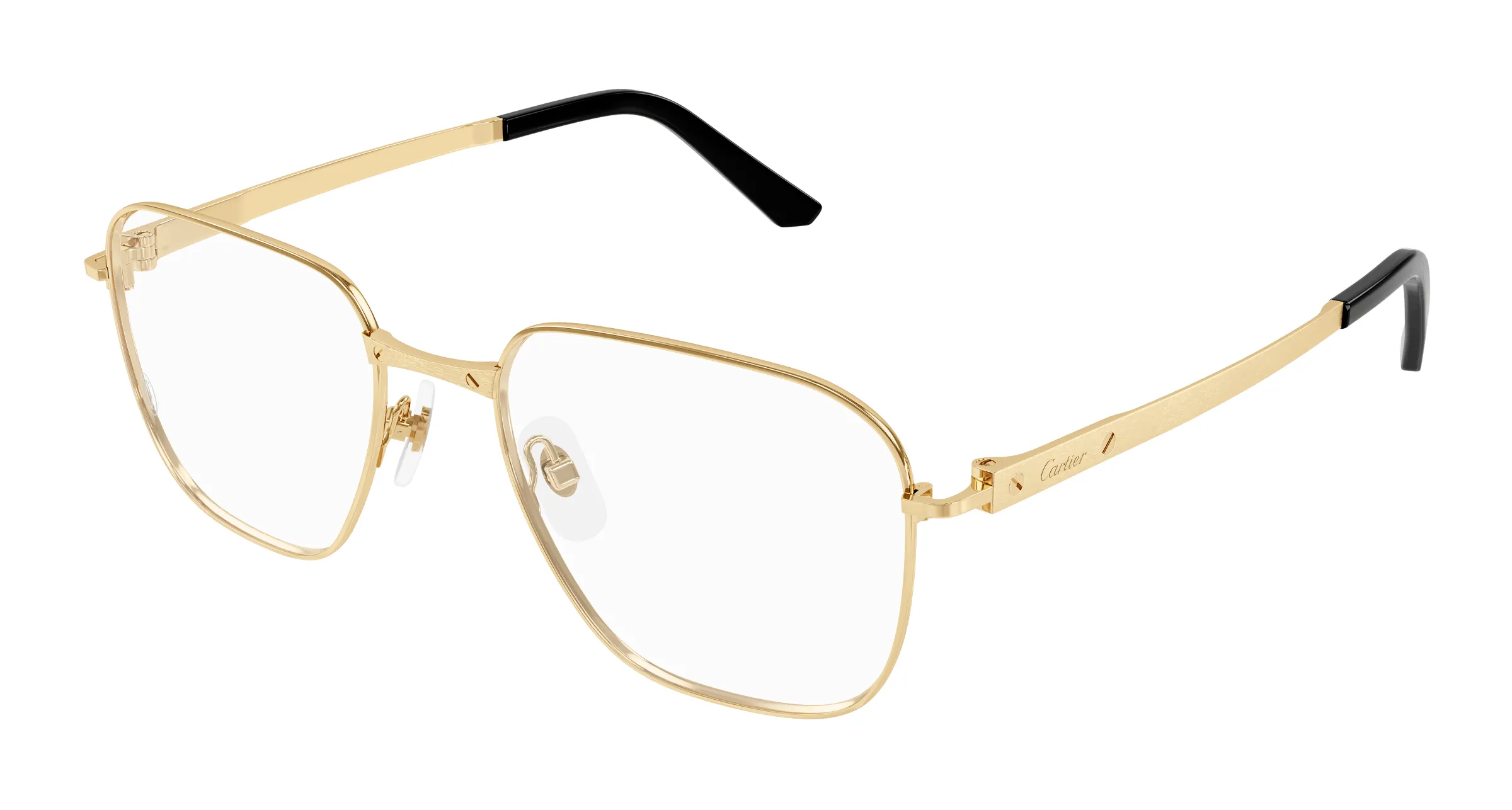 Lunettes de vue Cartier santos branche titane CT0553O-001