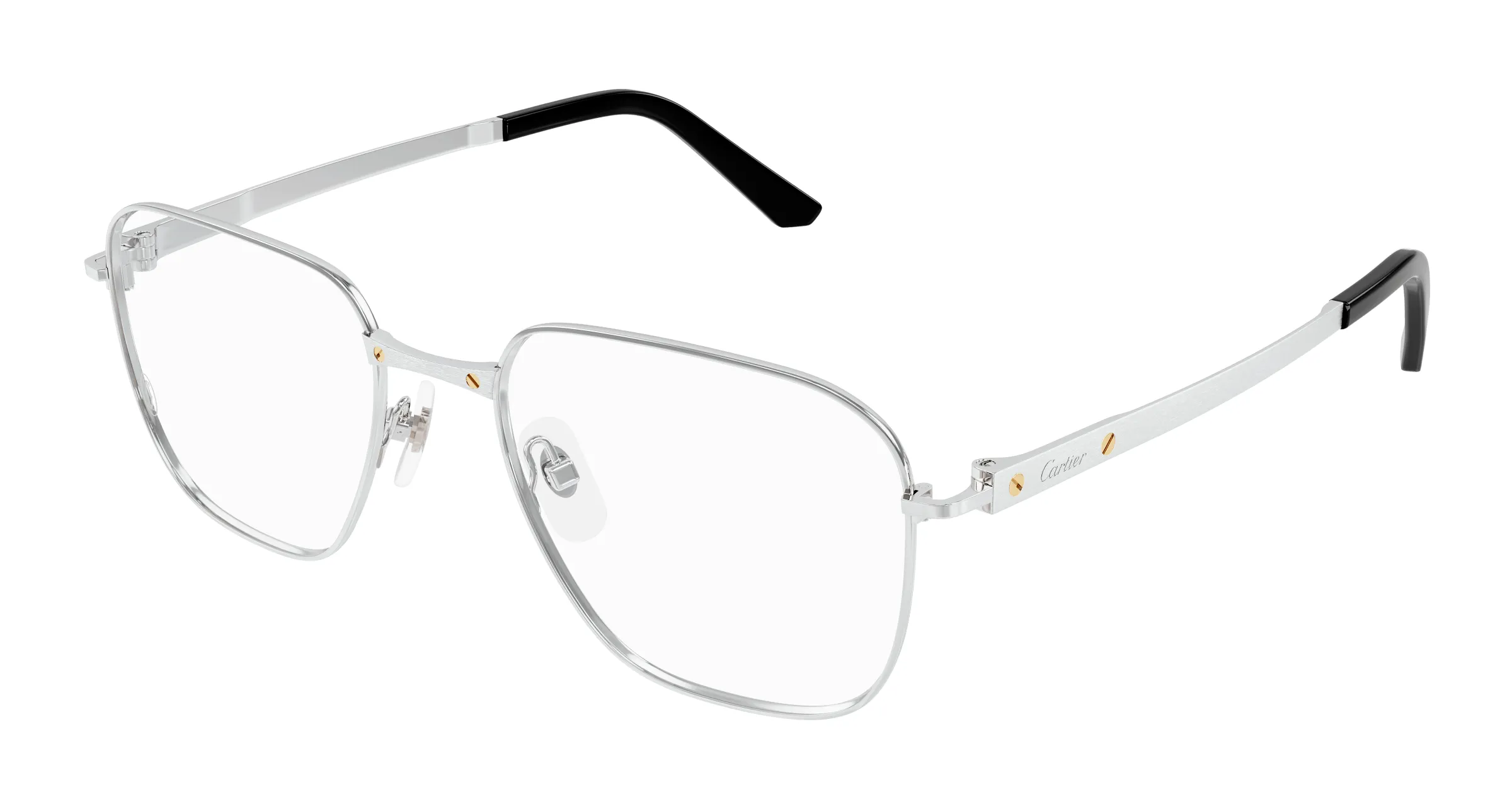 Lunettes de vue Cartier santos branche titane CT0553O-002