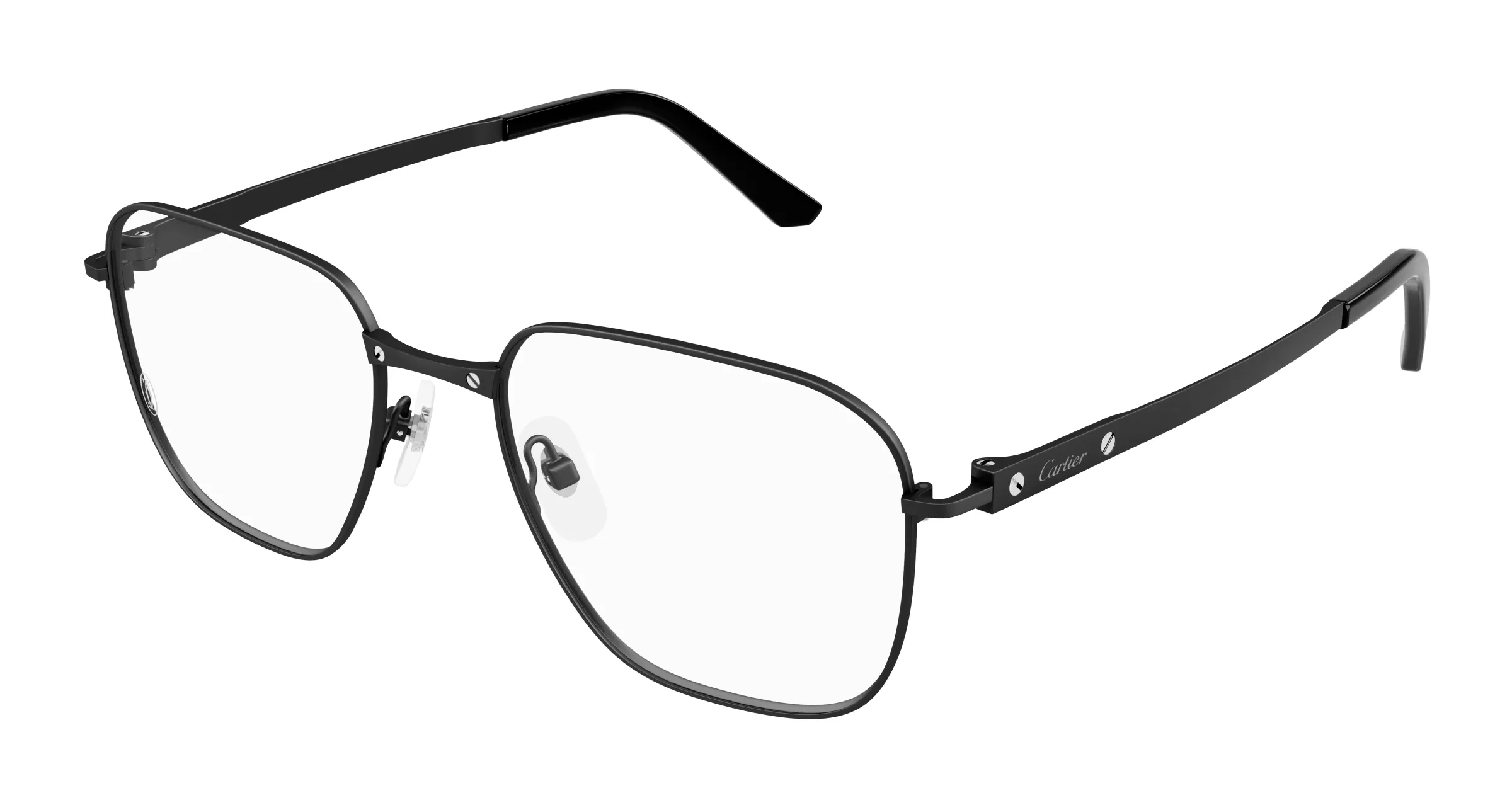 Lunettes de vue Cartier santos branche titane CT0553O-004