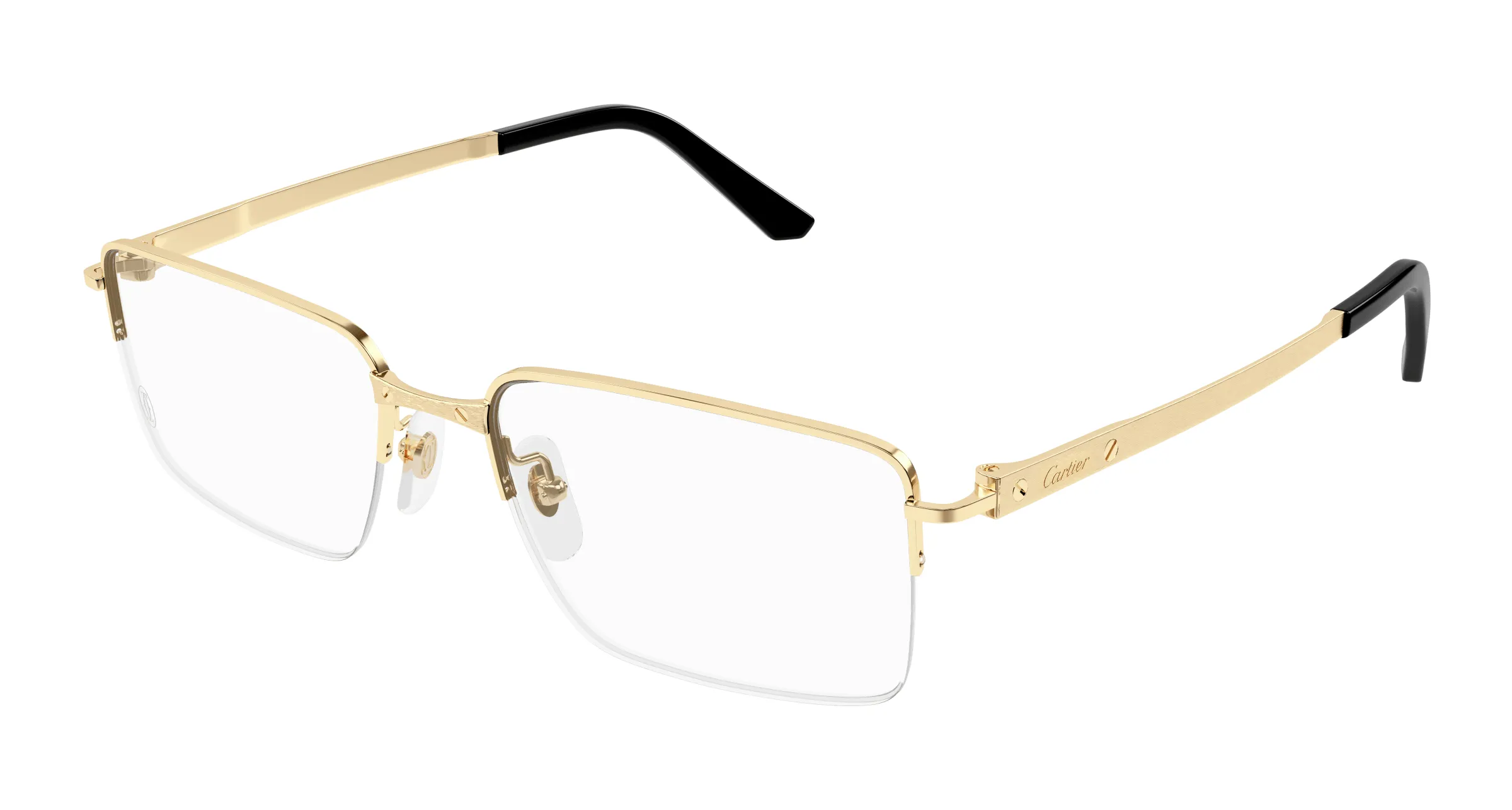 Lunettes de vue Cartier santos branche titane CT0555OA-001