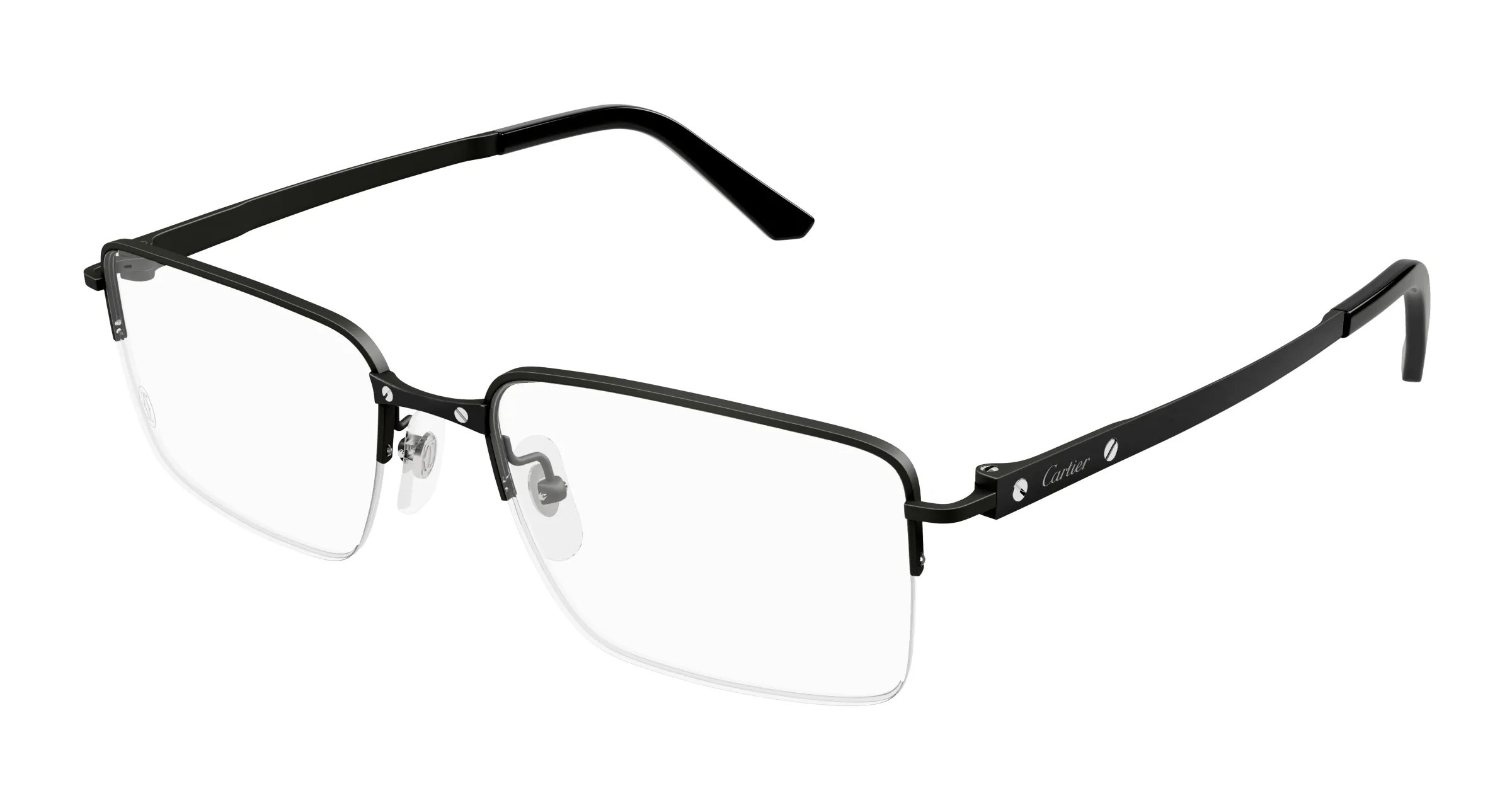 Lunettes de vue Cartier santos branche titane CT0555OA-004